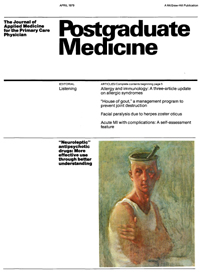 Cover image for Postgraduate Medicine, Volume 65, Issue 4, 1979