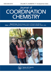 Cover image for Journal of Coordination Chemistry, Volume 75, Issue 17-18, 2022