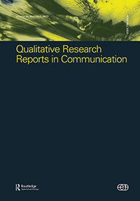 Cover image for Qualitative Research Reports in Communication, Volume 24, Issue 1, 2023