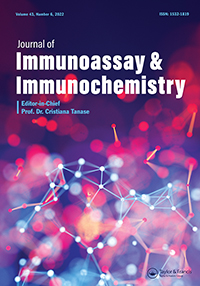 Cover image for Journal of Immunoassay and Immunochemistry, Volume 43, Issue 6, 2022