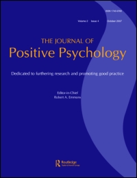 Cover image for The Journal of Positive Psychology, Volume 6, Issue 3, 2011