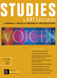 Cover image for Studies in Art Education, Volume 58, Issue 4, 2017