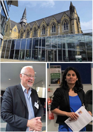 Figure 1. The 2019 BLCS meeting was held at the University of Leeds Business School (top) from 15th–17th April 2019 and was organised by Cliff Jones and Mamatha Nagaraj (bottom).