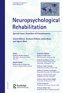 Cover image for Neuropsychological Rehabilitation, Volume 28, Issue 8, 2018