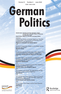 Cover image for German Politics, Volume 31, Issue 2, 2022