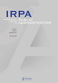 Cover image for International Review of Public Administration, Volume 27, Issue 3, 2022