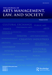 Cover image for The Journal of Arts Management, Law, and Society, Volume 48, Issue 2, 2018