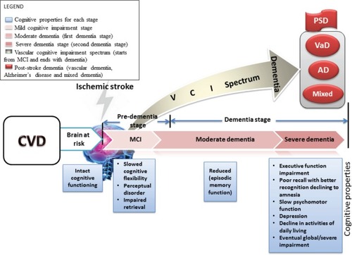 Figure 4 Block diagram of vascular cognitive impairment spectrum.