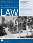 Cover image for Planning & Environmental Law, Volume 66, Issue 9, 2014