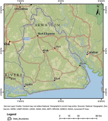 Figure 1. Location of the study area.