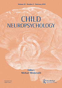Cover image for Child Neuropsychology, Volume 25, Issue 2, 2019