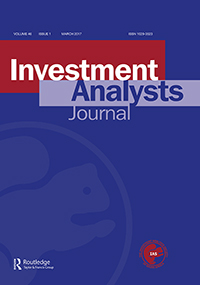 Cover image for Investment Analysts Journal, Volume 46, Issue 1, 2017