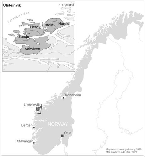 Figure 1. Map of the study area.