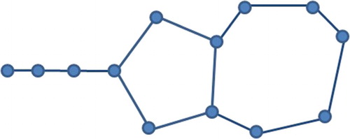 Figure 7. A graph having two neighbour faces.