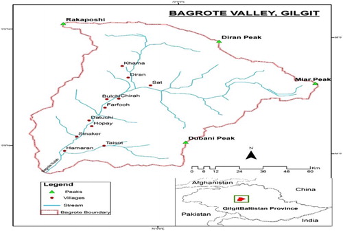 Figure 1. Bagrot valley, Central Karakoram National Park, Gilgit-Baltistan, Pakistan.