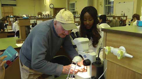 Figure 10 Tony Wilkes at the London School of Hygiene and Tropical Medicine. (Photo © the author, 2013)