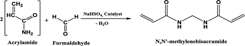 Scheme 1. Structure of synthesized MBAA.