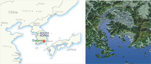 Figure 1. Location map of Masan Bay.