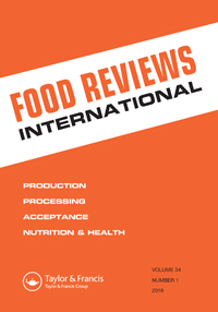 Cover image for Food Reviews International, Volume 34, Issue 1, 2018