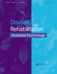 Cover image for Disability and Rehabilitation: Assistive Technology, Volume 18, Issue 2, 2023
