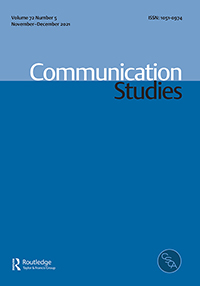 Cover image for Communication Studies, Volume 72, Issue 5, 2021