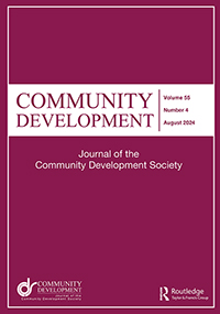 Cover image for Community Development, Volume 55, Issue 4, 2024