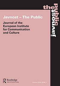 Cover image for Javnost - The Public, Volume 26, Issue 1, 2019