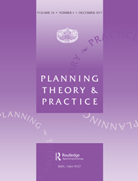 Cover image for Planning Theory & Practice, Volume 18, Issue 4, 2017