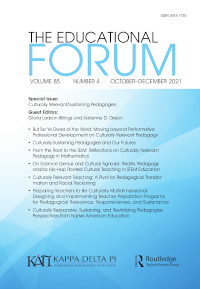 Cover image for The Educational Forum, Volume 85, Issue 4, 2021