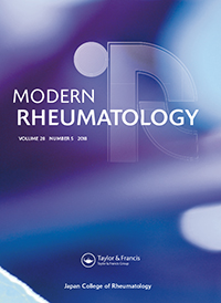 Cover image for Modern Rheumatology, Volume 28, Issue 5, 2018