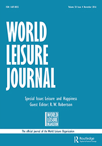 Cover image for World Leisure Journal, Volume 58, Issue 4, 2016