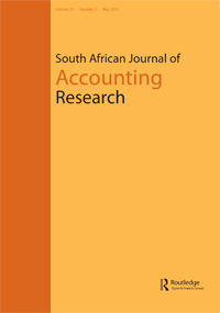 Cover image for South African Journal of Accounting Research, Volume 37, Issue 2, 2023
