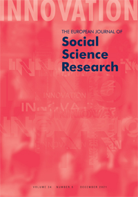 Cover image for Innovation: The European Journal of Social Science Research, Volume 34, Issue 5, 2021