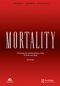 Cover image for Mortality, Volume 26, Issue 3, 2021