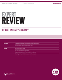 Cover image for Expert Review of Anti-infective Therapy, Volume 14, Issue 6, 2016