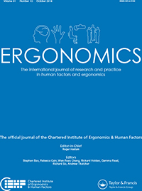 Cover image for Ergonomics, Volume 61, Issue 10, 2018