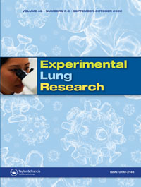 Cover image for Experimental Lung Research, Volume 48, Issue 7-8, 2022