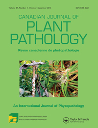 Cover image for Canadian Journal of Plant Pathology, Volume 37, Issue 4, 2015