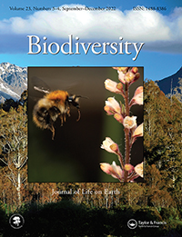 Cover image for Biodiversity, Volume 23, Issue 3-4, 2022