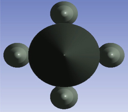 Figure 5. Model of cluster munitions.