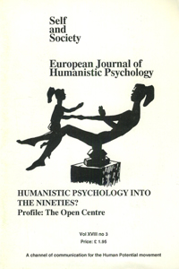 Cover image for Self & Society, Volume 18, Issue 3, 1990