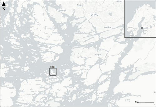 Fig. 3 Study location.The location of the study area, Seili Island, in the Archipelago Sea, SW Finland