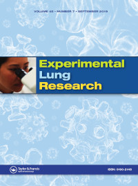 Cover image for Experimental Lung Research, Volume 45, Issue 7, 2019