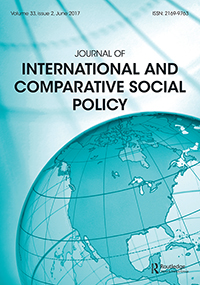 Cover image for Journal of International and Comparative Social Policy, Volume 33, Issue 2, 2017