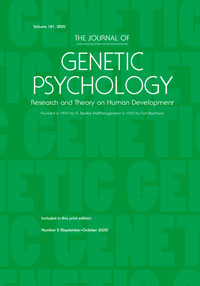 Cover image for The Journal of Genetic Psychology, Volume 181, Issue 5, 2020
