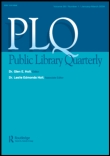 Cover image for Public Library Quarterly, Volume 32, Issue 3, 2013