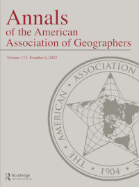 Cover image for Annals of the American Association of Geographers, Volume 112, Issue 6, 2022