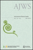 Cover image for Asian Journal of Women's Studies, Volume 19, Issue 4, 2013