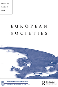 Cover image for European Societies, Volume 18, Issue 1, 2016