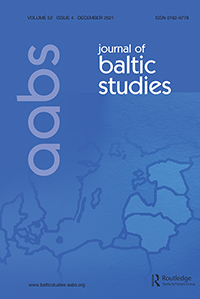 Cover image for Journal of Baltic Studies, Volume 52, Issue 4, 2021
